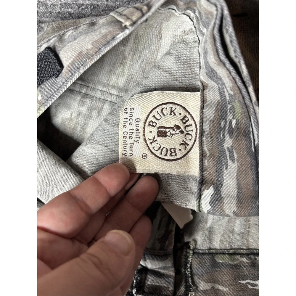 Buck Apparel Hunting Pants Camo‎ Mens 31 X 24 Vintage Real Tree Grunge